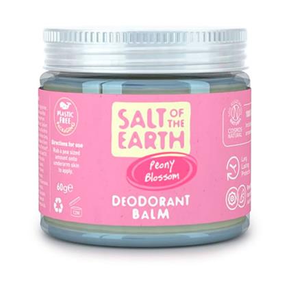 Salt Of The Earth Peony 60g Deodorant Balm