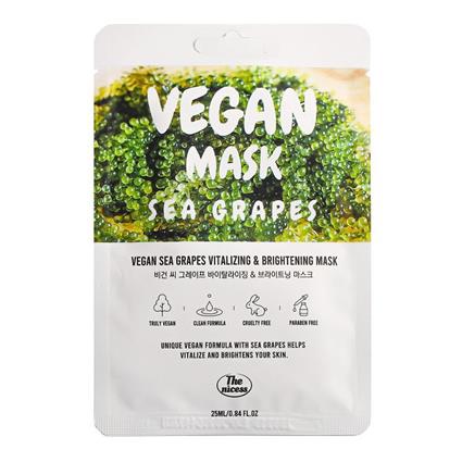 Máscara revitalizante e iluminadora Vegan Sea Grapes 25 ml