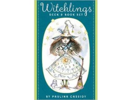 Livro witchlings deck and book set de paulina cassidy (inglês)