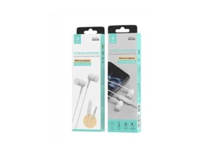 Auriculares com fio IKREA jack 3.5 (Microfone - Branco)