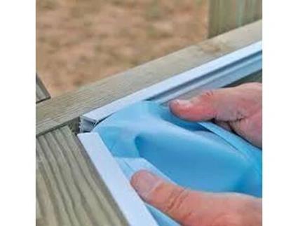 Cobertura para Piscinas com Sistema de Suspensão GRE Safram (637 x 412 x 133 cm)