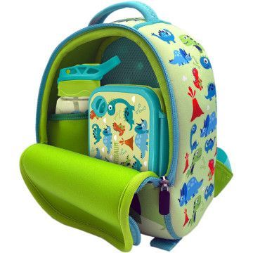 Mochila + bolsa Dinosaurs neoprene 26cm