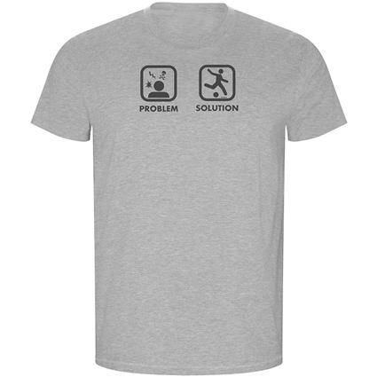 Kruskis Problem Solution Play Football Eco Short Sleeve T-shirt  L Homem