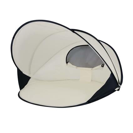 DERYAN Tenda de praia pop-up XXL 155x133x95 cm cor creme