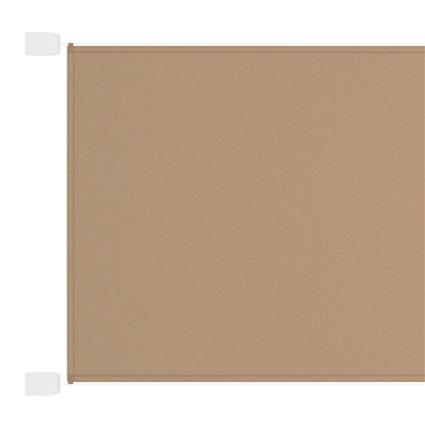 vidaXL Toldo vertical 180x800 cm tecido oxford cinza-acastanhado