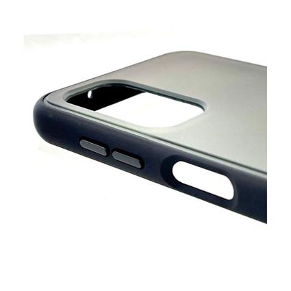 Capa Iphone 14 Plus Hibrida Smoked com Border Preto