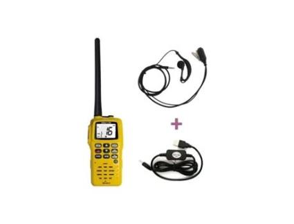 Pack MicroAuriculares Vhf com Carregador e Cabo Navicom Rt411220 V