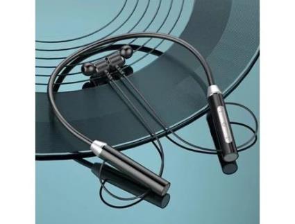 Auriculares Bluetooth SAMURIIRON Fones de Ouvido Estéreo Super Bass com Alça de Pescoço