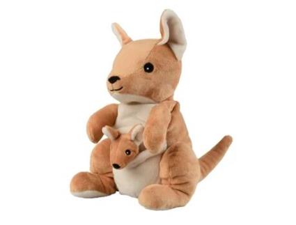 Peluche WARMIES kangaroo hot water bottle plush (Idade Mínima Recomendada: 1 ano)