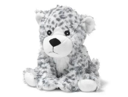 Peluche WARMIES white leopard hot water bottle plush (Idade Mínima Recomendada: 1 ano)