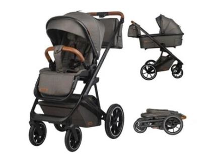 Carrinho Bebé 2 em 1 Convertível COCCOLLE Nessia Anthracite