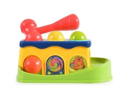 Jogo Educativo HUANGER Bola e Martelo (Idade Mínima Recomendada: 12 meses)