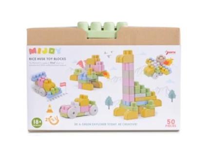 Blocos de Construção SUNTA TOYS 50 Unidades Bocos Ecológicos Mijoy (Idade Mínima Recomendada: 18 meses)