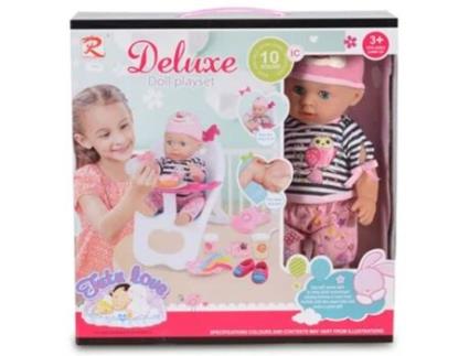 Bebé de Brincar TUTU LOVE com Cadeira (Idade Mínima Recomendada: 36 meses)