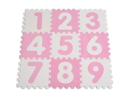 Tapete Puzzle SUNTA TOYS Atividade Antibacteriano 9 Peças Sunta Pink (Idade Mínima Recomendada: 10 meses)