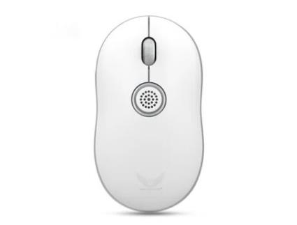 Mouse Sem Fio 2.4G Com Receptor Micro Usb, Mouse Para Laptop, Mouse Sem Fio De Carregamento Sem Fio Com Aromaterapia Para Home Office, Mouse Portátil Para Viagem Pequeno Branco