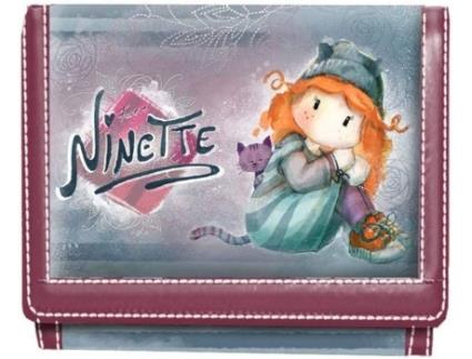 Carteira NINETTE (Púrpura - Couro Sintético - 9x12x1.5 cm)