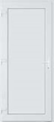 Porta de entrada de PVC SEVILHA 90X200CM PAINEL PVC ESQUERDA