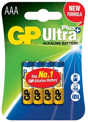 Blister 4 Pilhas Alcalinas LR03 AAA (ULTRA PLUS+) - 