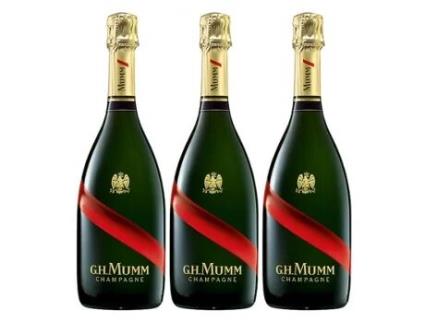 Pacote 3 Mumm Grand Cordon MAISON G.H. MUMM