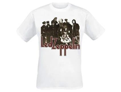 T-Shirt PLASTIC HEAD Led Zeppelin - LZ II Photo Branco (Tamanho: S)