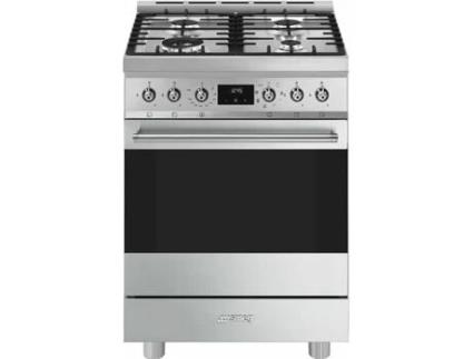 Fogão SMEG C6GMX2 (70 L - Gás Natural - Inox)