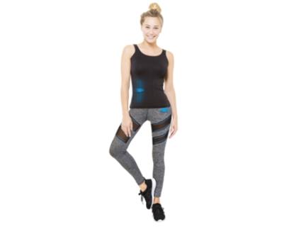 de Mulher CELLUTEX de Emagrecimento Preto e Branco (Tam: L-XL)