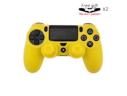 Capa para comando PS4 MOROROR Amarelo