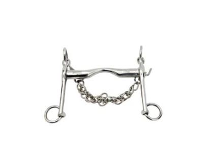 Cabeçada de cavalo Weymouth bit aço inoxidável HORKA