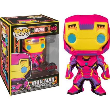 Figura FUNKO Pop :  Black Light - Iron Man