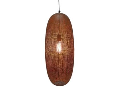 Candeeiro de Teto BIGBUY HOME Dourado Metal 25 x 25 x 60 cm