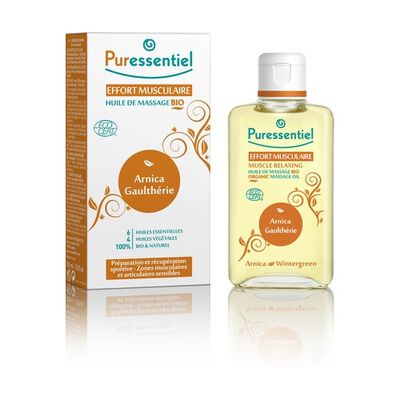 Esforço Muscular Óleo de Massagem Puressentiel 100 ml