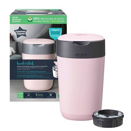 Contentor fraldas Twist & Click Cor Rosa Tommee Tippee 1 un