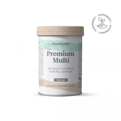 Suplemento Alimentar VITAMINALIA Multivitamínico Premium (Sem Ferro Nem Iodo) 180 Veg Caps