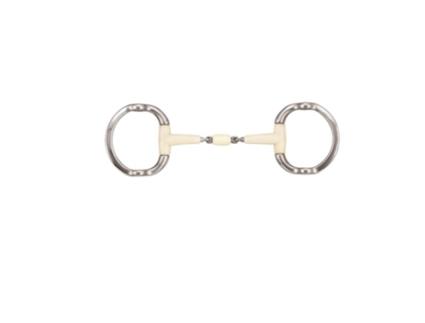 Bocado de cavalo de contorno duplo articulado + rolo SOYO Happy mouth