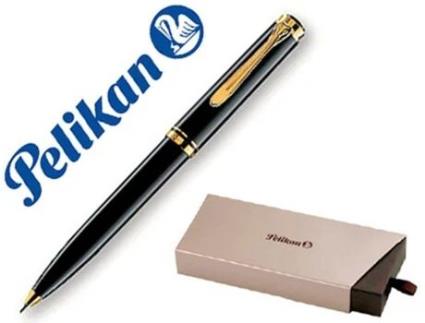 Esferográfica Pelikan Souveraen K600 Preto com Ouro