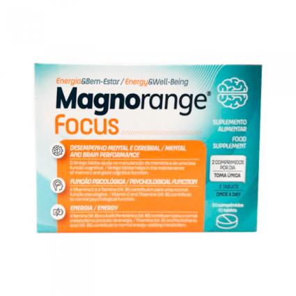 MAGNORANGE FOCUS COMPX60 FLAVONOIDES [PA] GINKGO (GINKGO BILOBA) (EXTRATO) [PA] MAGNESIO (OXIDO) [PA