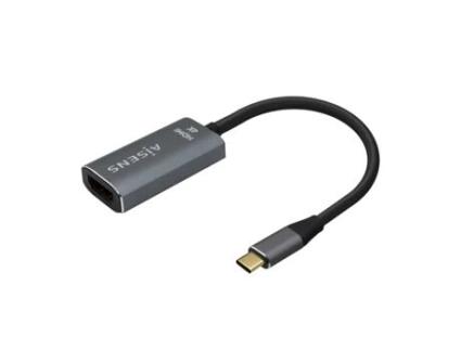 Conversor HDMI 4K 60Hz Aisens A109-0683/ HDMI Fêmea - USB Tipo-C Masculino/ 15cm/ Cinza