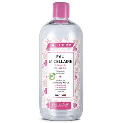 Micellar Water com Extrato de Rosa Orgânica para Pele Seca 500 ml