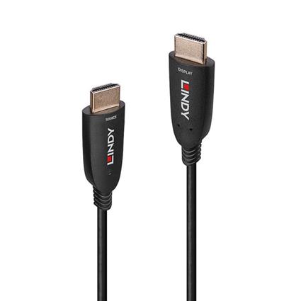 Cabo HDMI LINDY OPTIC HYBRID Preto
