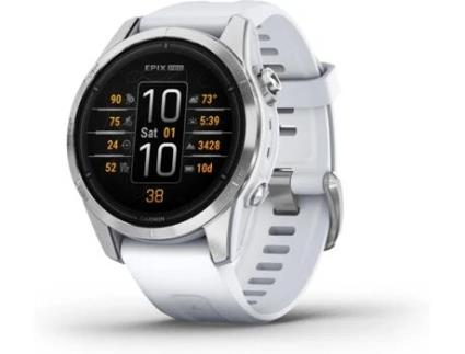 Smartwatch GARMIN Epix Pro 2ª geração (42'' - Bluetooth e Wi-Fi - Até 10 dias de autonomia - Branco)