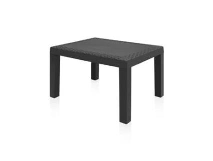 Mesa de centro de exterior Nua, duehome, 59 cm (ancho), Antracita