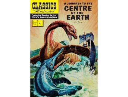 Livro a journey to the centre of the earth de jules verne (inglês)