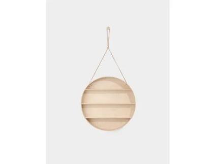 Estante FERM LIVING (Ø 55 cm x L 7 cm - Faia - Castanho)