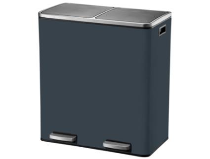 Contentor a Pedal Zoe de Aço Inoxidável 40L 2X20L com Balde KITCHEN MOVE