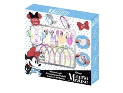 Conjunto de Bijuteria KIDSEUROSWAN Fashion Conjunto 246 Uds Minnie (Idade Mínima Recomendada: 3 anos)