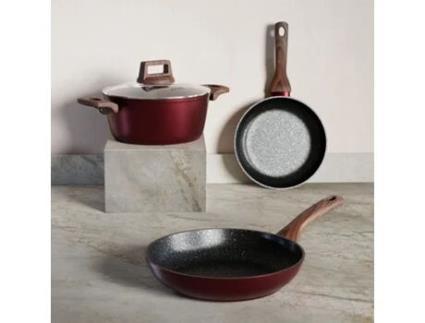 Trem de Cozinha JOMAFE Velvet Vermelho (3 Und)