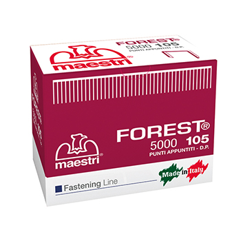 Agrafo 105 Forest (5mm) para Rocamatica 114 Cx. 5000un