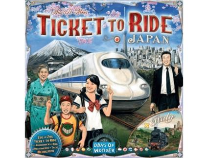 Jogo de Tabuleiro  Ticket to Ride Japan & Italy Map Collection (Idade Mínima: 8 Anos - Dificuldade: Intermédio)