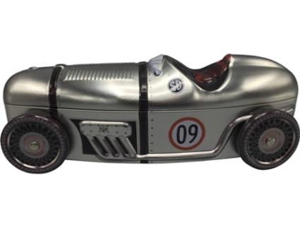 Lata para Chá  Racing Car (Metal - 1 L - Cinzento)
